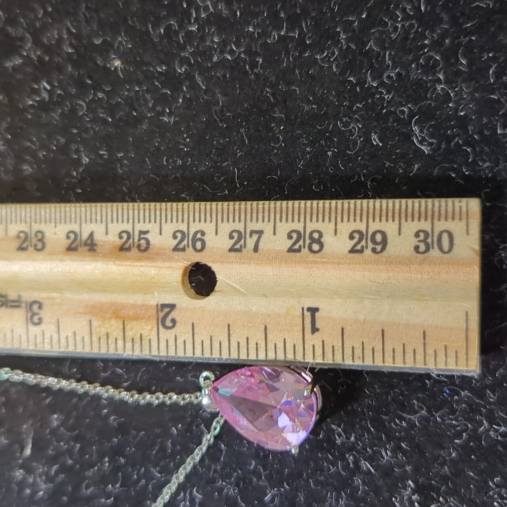 Pear drop rose quartz